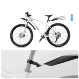 Rockbros FK-880 front and rear bicycle fenders for 24" bikes - black
