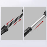 ROCKBROS TM-1701P 80 PSI Mini Bicycle Pump for Presta and Schrader Valves - Black