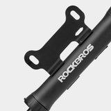 ROCKBROS TM-1701P 80 PSI Mini Bicycle Pump for Presta and Schrader Valves - Black