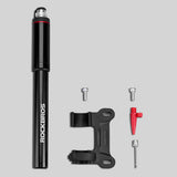 Rockbros SMART-B 150 PSI Mini Bicycle Pump for Presta and Schrader Valves - Black