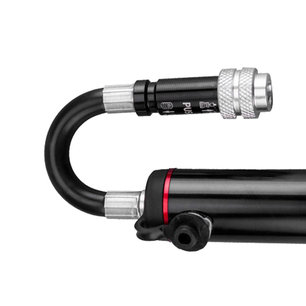 Rockbros SMART-B 150 PSI Mini Bicycle Pump for Presta and Schrader Valves - Black