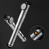 Rockbros HQ-67A-L03 Bicycle Pump with Pressure Gauge - Silver