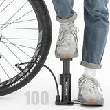 Rockbros 4522L Ultralight Foot Bicycle Pump - Black