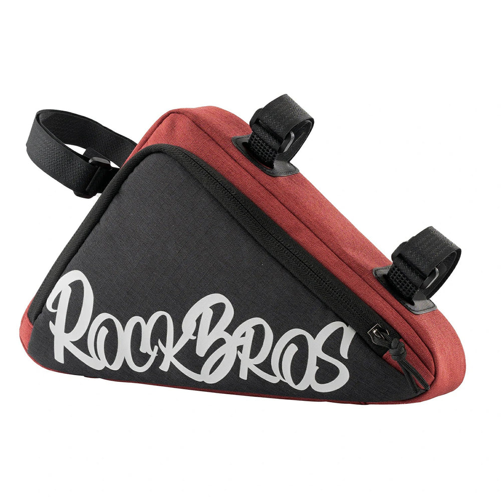 Rockbros G002 Flash Journey Triangle Frame Bike Bag 1.4L - Rød