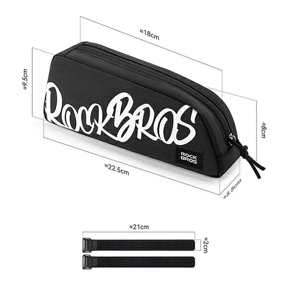 Rockbros G009 Flash Journey Top Tube Bike Bag 0.8L - Black