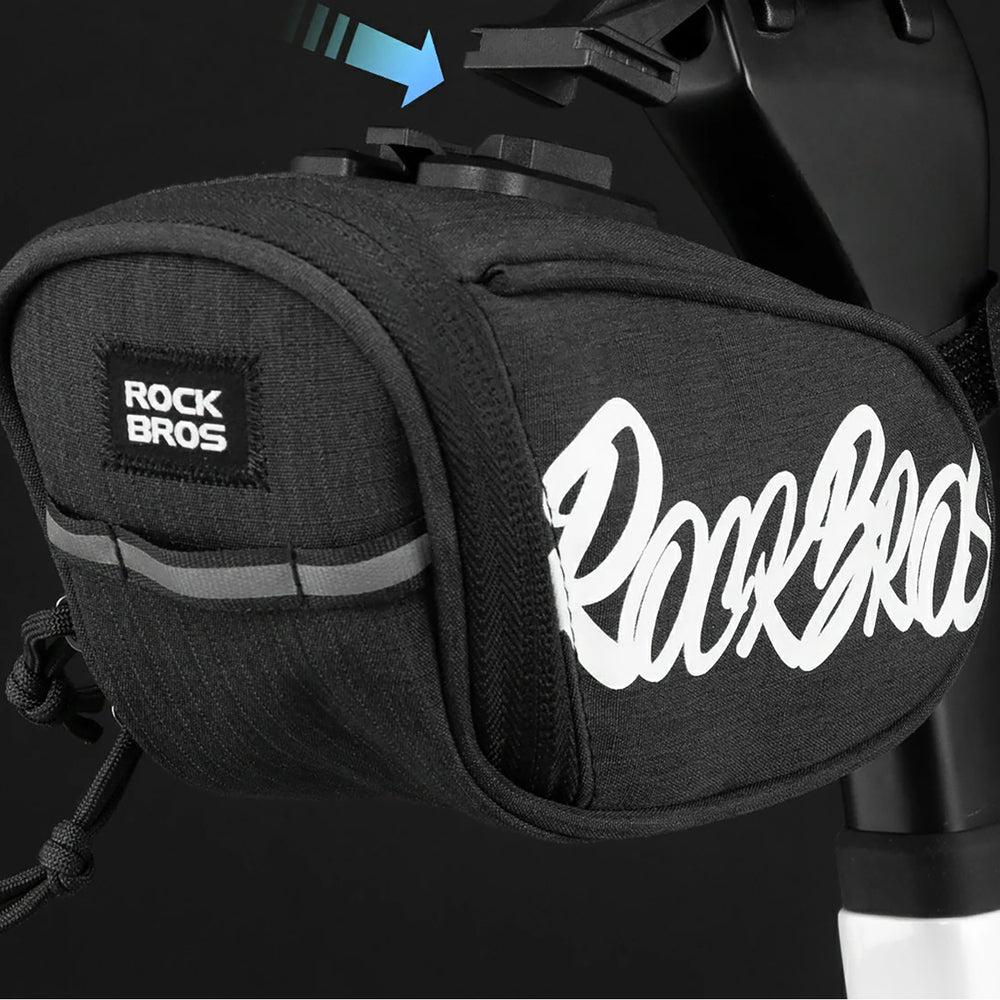 Rockbros G007 Flash Journey sadel taske 0,8 l - sort
