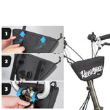 Rockbros G011 Flash Journey trapezoidal handlebar bike bag 0.7 l - black