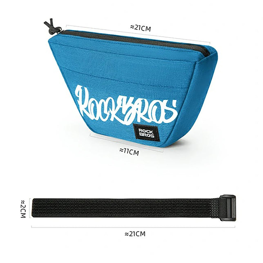 Rockbros G011 Flash Journey trapezformet cykeltaske 0,7 l - blå