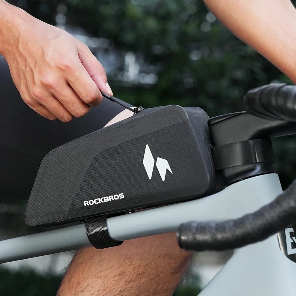 Rockbros AS-151 RideMate Waterproof Top Tube Bag - Black