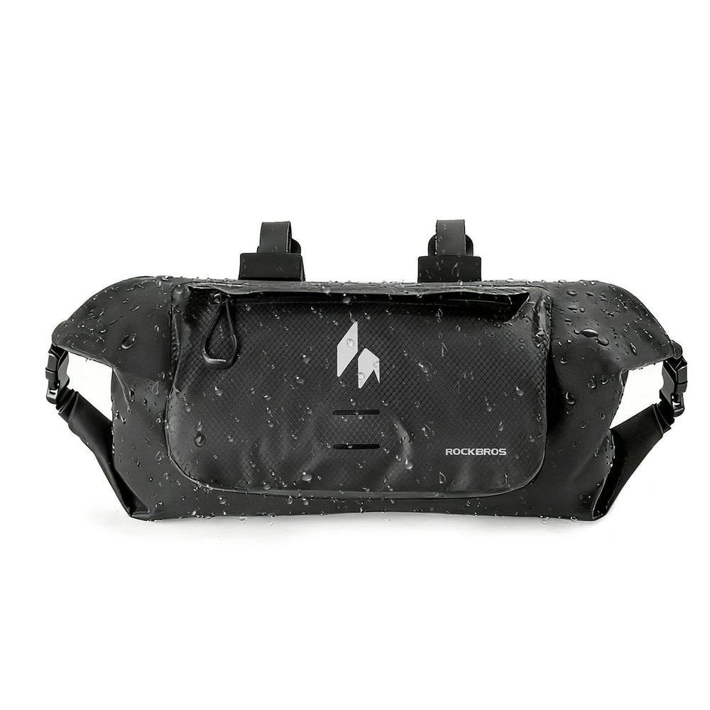 Rockbros AS-154 Waterproof Handlebar Bicycle Bag 8L - Black