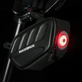 Rockbros C61 Bike Saddle Bag with Smart Rear Light 0.45L - Black