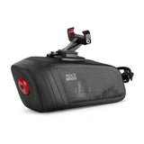 Rockbros AS-141 Lightweight Bicycle Seat Bag with Smart Rear Light - Black