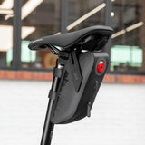 Rockbros AS-078-1 Bicycle Seat Bag with Smart Rear Light 0.8L - Black