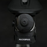 Rockbros P010 multifunktionel sadelpose med flaskeholder - sort