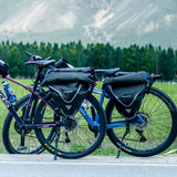 Rockbros AS-001-3BG Waterproof 20L Bike Pannier Rack Bag - Black