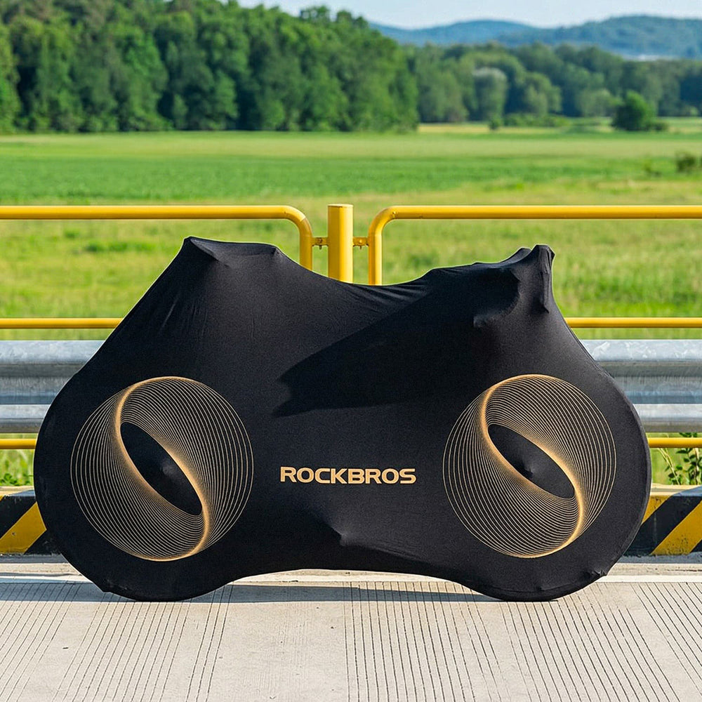 Rockbros D97 Elastic Cover for 24"-29" Electric Gravel Mountain Bikes and 700C Road Bikes - Black