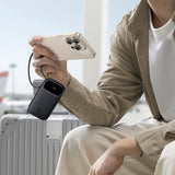 Baseus EnerFill FC31 QPow3 10000mAh 45W Power Bank with Digital Display with 2 Built-in USB-C Cables - Black