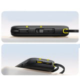 Baseus EnerFill FC31 QPow3 10000mAh 45W Power Bank with Digital Display with 2 Built-in USB-C Cables - Black