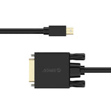 Orico XD-MDTD Mini DisplayPort to DVI Full HD 60 Hz Cable 2 m - Black