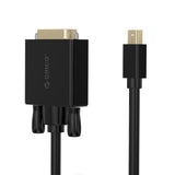 Orico XD-MDTD Mini DisplayPort to DVI Full HD 60 Hz Cable 2 m - Black