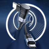 Orico CW240 USB-C to USB-C PD 240W 1m Angled Cable - Black