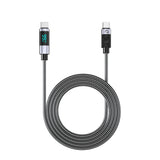 Orico LDC2C USB-C - USB-C PD 100W Cable with LED Display 480 Mbps 3 m - Black