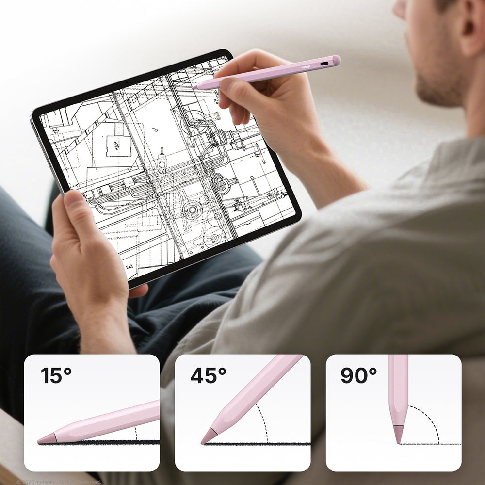 Metapen A8 Active Stylus for iPad USB-C - Pink