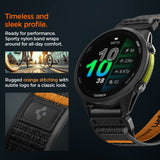 Spigen Athlex Air Strap for Garmin QuickFit 22mm - Black and Orange