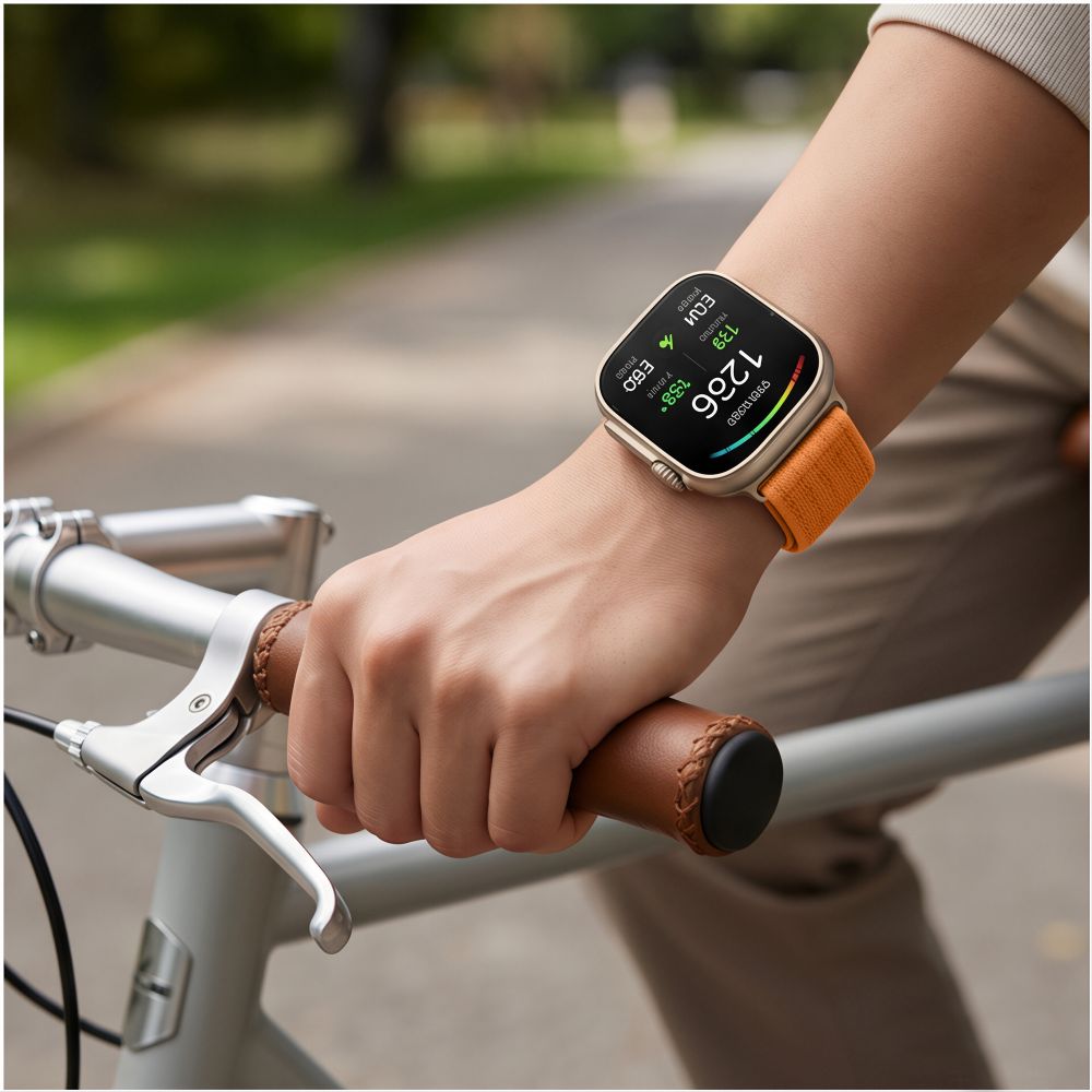 Tech-Protect Nylon Strap for Huawei Watch Fit 3 / 4 / 4 Pro / 5 / 5 Pro - Orange