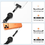 Tech-Protect UrbanLoop Anti-Theft Phone Holder with Retractable Lanyard - Black