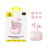 Baseus Bass EP10 TWS wireless in-ear headphones with ANC - pink