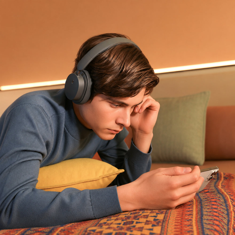 Baseus Bowie D05 Trådløse On-Ear Bluetooth 5.3 Hovedtelefoner - Sort