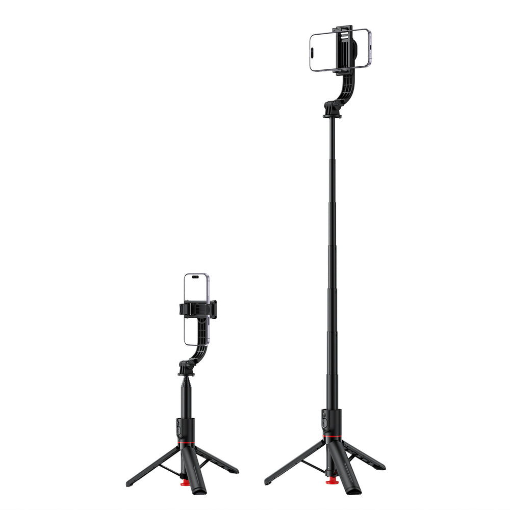 Acefast E42 Selfie Stick with Auto Tripod and Bluetooth Remote Control 1.05m - Black