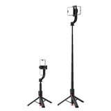 Acefast E42 Selfie Stick with Auto Tripod and Bluetooth Remote Control 1.05m - Black