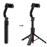 Acefast E42 Selfie Stick with Auto Tripod and Bluetooth Remote Control 1.05m - Black