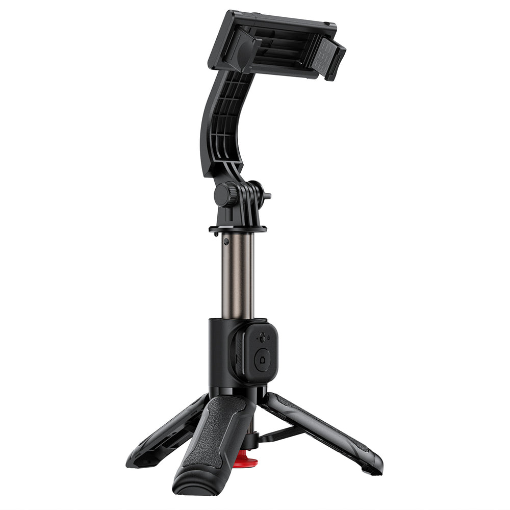 Acefast E42 Selfie Stick with Automatic Tripod and Bluetooth Remote Control 63 cm - Black