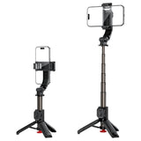 Acefast E42 Selfie Stick with Automatic Tripod and Bluetooth Remote Control 63 cm - Black