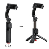Acefast E42 Selfie Stick with Automatic Tripod and Bluetooth Remote Control 63 cm - Black