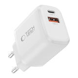 Tech-Protect NCA65W-GAN 2-Port PD 65W / QC3.0 2-Port Wall Charger - White
