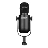 BOYA BY-DM500 Kardioid XLR Dynamisk Mikrofon til Podcasts - Sort