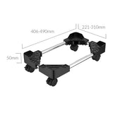 Orico CPB4 Adjustable Computer Stand with Wheels - Black