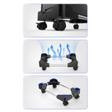Orico CPB4 Adjustable Computer Stand with Wheels - Black