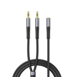 Orico AX1 audio adapter mini jack 3,5 mm hovedtelefon og mikrofon splitter 0,5 m - sort