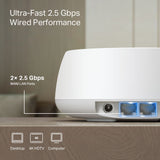 TP-Link DECO BE25(1-PACK) mesh Wi-Fi-system Dual-band (2,4 GHz / 5 GHz) Wi-Fi 7 (802.11be) Hvid 2 Intern