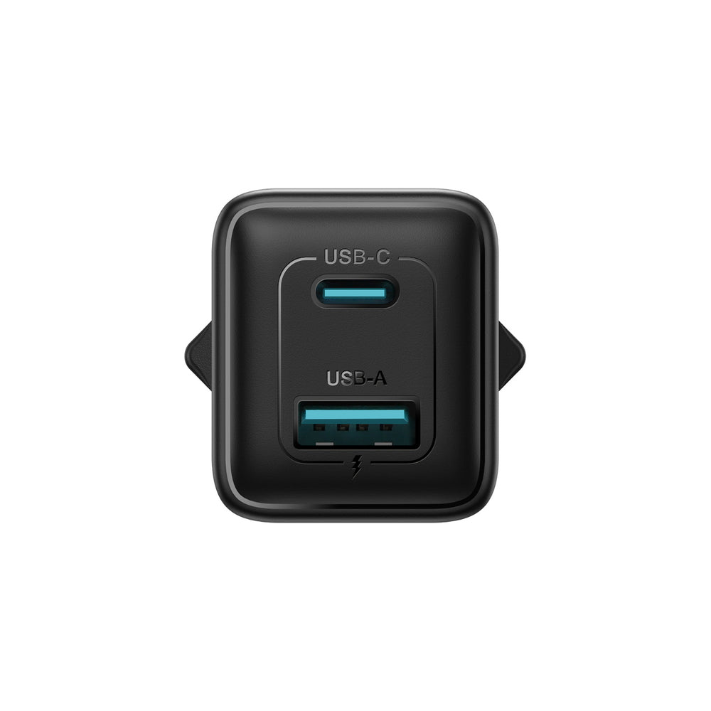 Joyroom JR-TG8 GaN 45W USB-C + USB-A Wall Charger - Black