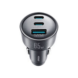 Joyroom JR-CCN19 65W 3-in-1 car charger Dark gray