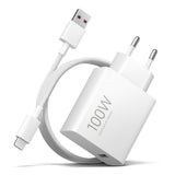 Wall Charger Xiaomi MY-19-ER, 100W, 6.1A, 1 x USB-A, with USB-C Cable, White BHR095VEU