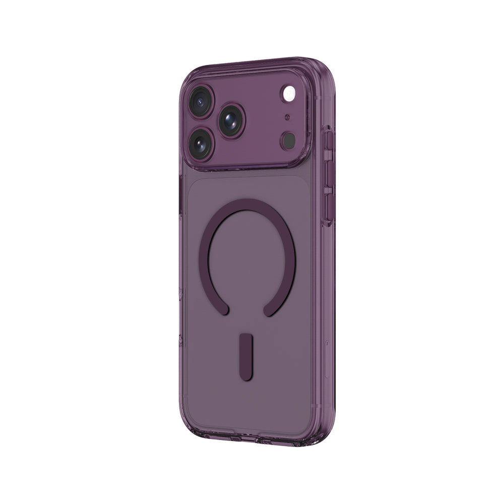 AmazingThing Minimal Mag Lens Case til iPhone 18 Pro med kameraomslag og Lanyard Mount, Kompatibel med MagSafe - Purple