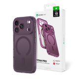 AmazingThing Titan Pro Lens Case til iPhone 18 Pro Max med kameraomslag og Lanyard Mount, Kompatibel med MagSafe - Purple