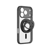 AmazingThing Titan Pro Lens Ring Set Case til iPhone 18 Pro med kameraomslag og magnetisk ring kompatibel med MagSafe - sort